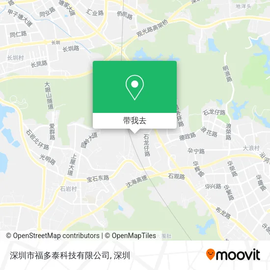 深圳市福多泰科技有限公司地图