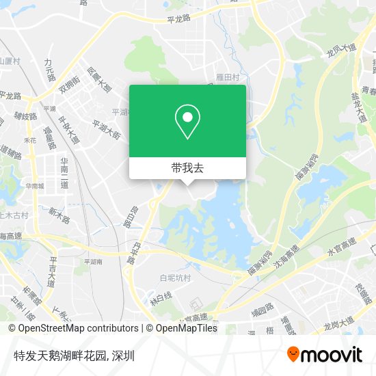 特发天鹅湖畔花园地图