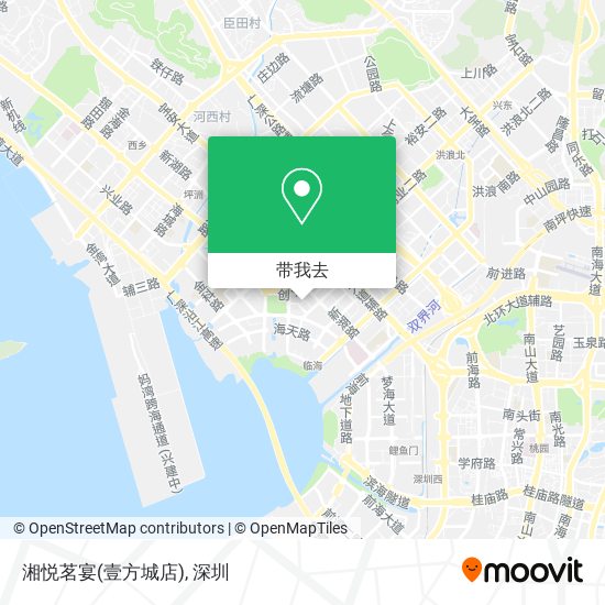 湘悦茗宴(壹方城店)地图