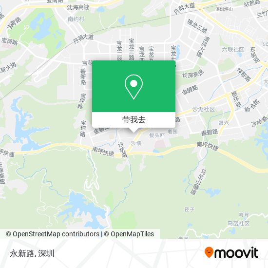 永新路地图