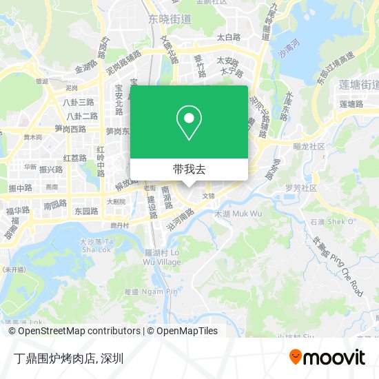 丁鼎围炉烤肉店地图