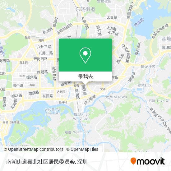 南湖街道嘉北社区居民委员会地图