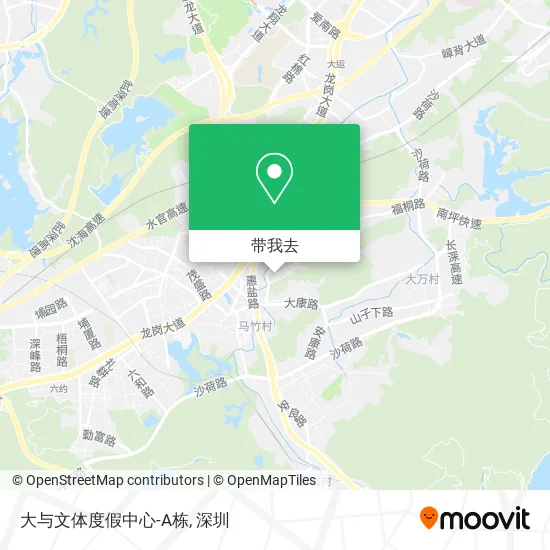 大与文体度假中心-A栋地图