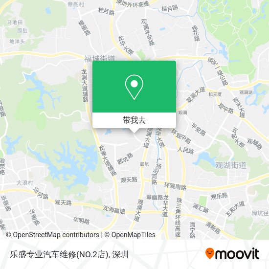 乐盛专业汽车维修(NO.2店)地图