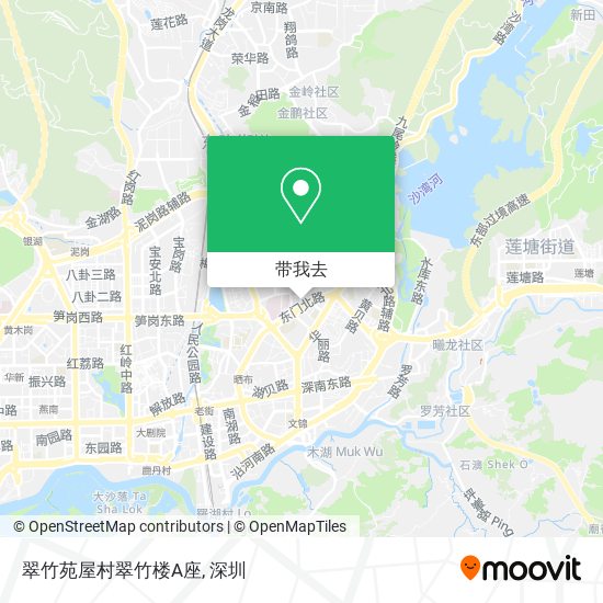 翠竹苑屋村翠竹楼A座地图