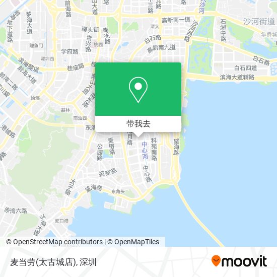 麦当劳(太古城店)地图