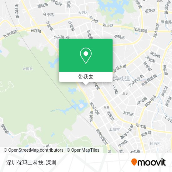 深圳优玛士科技地图
