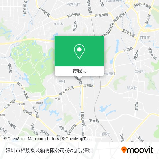 深圳市柜族集装箱有限公司-东北门地图