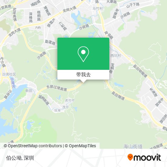 伯公坳地图
