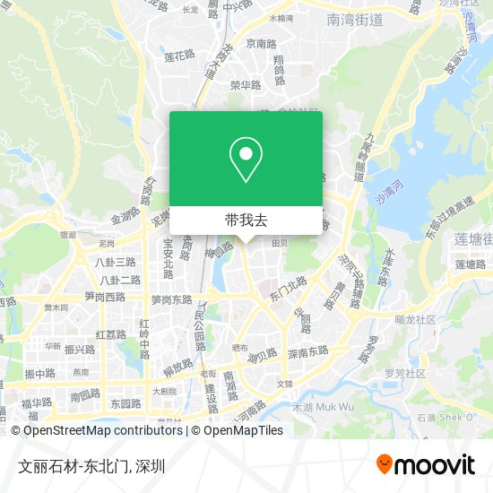 文丽石材-东北门地图