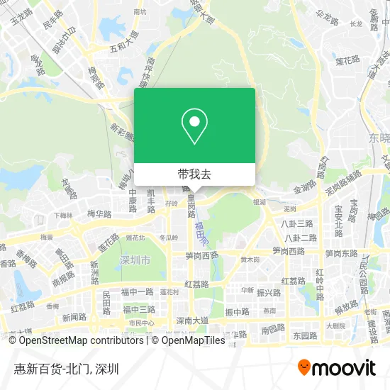 惠新百货-北门地图