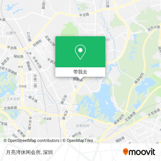 月亮湾休闲会所地图