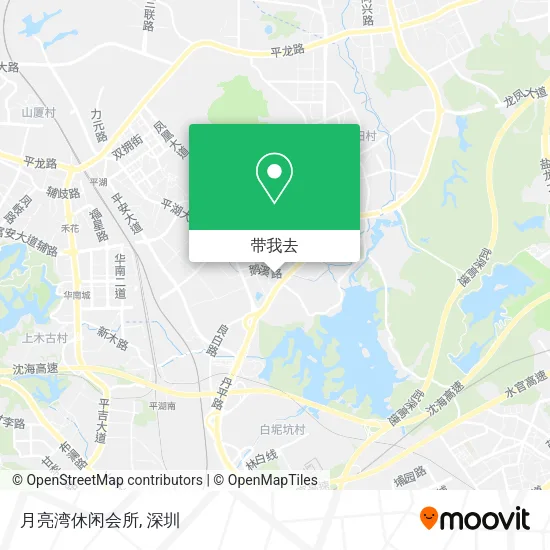 月亮湾休闲会所地图