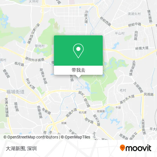 大湖新围地图