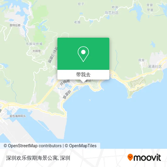 深圳欢乐假期海景公寓地图