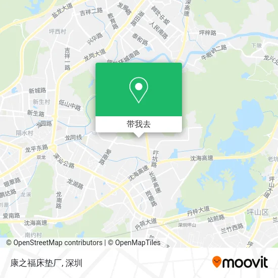 康之福床垫厂地图