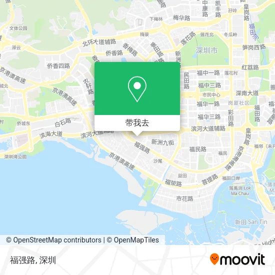 福强路地图