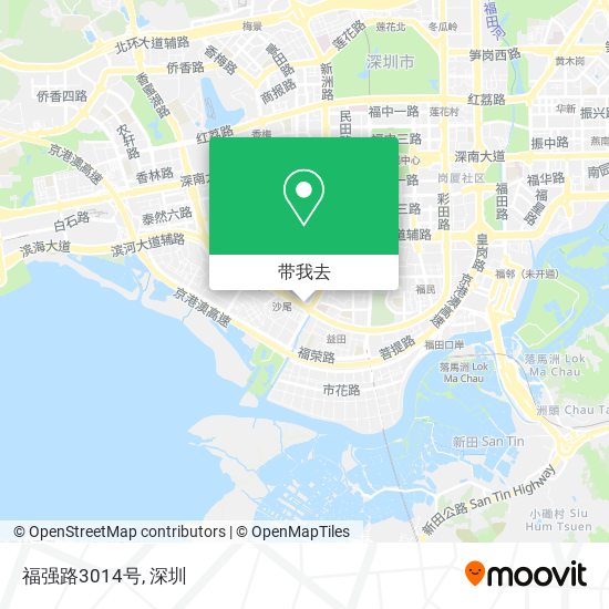 福强路3014号地图