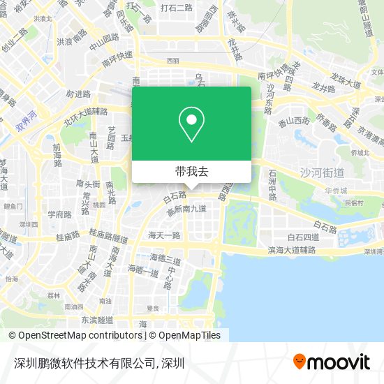 深圳鹏微软件技术有限公司地图