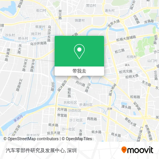 汽车零部件研究及发展中心地图