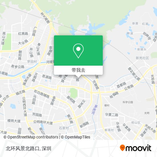 北环风景北路口地图