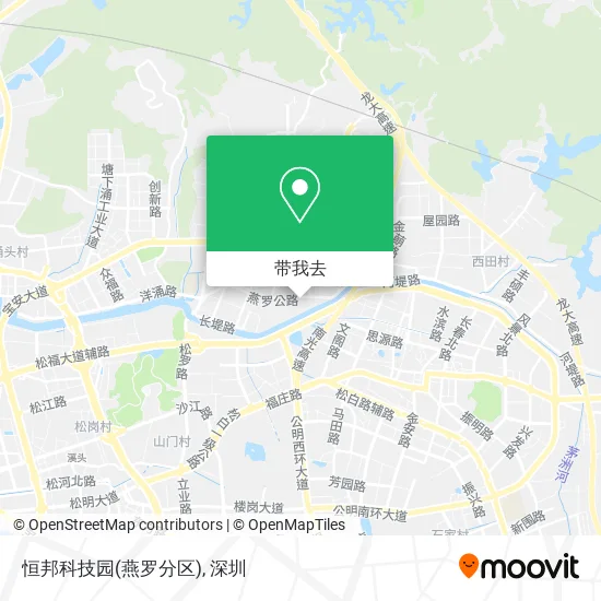 恒邦科技园(燕罗分区)地图