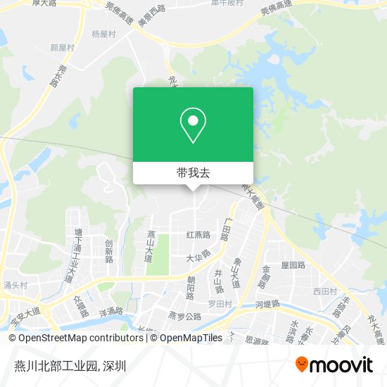 燕川北部工业园地图