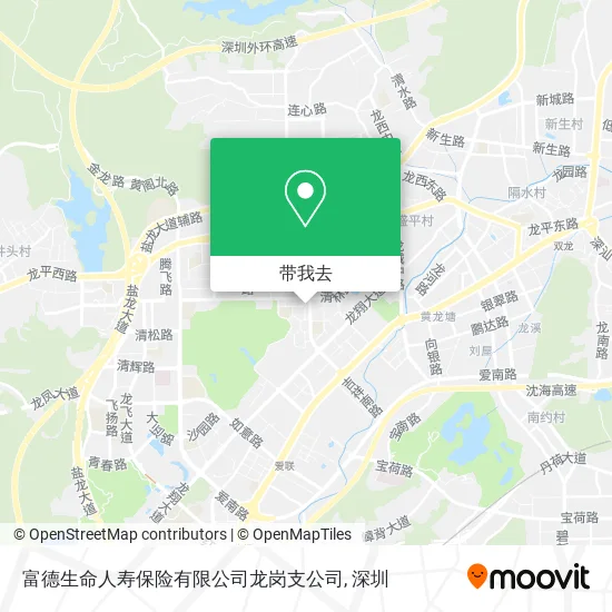 富德生命人寿保险有限公司龙岗支公司地图