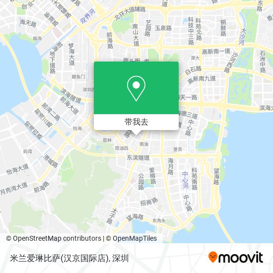 米兰爱琳比萨(汉京国际店)地图