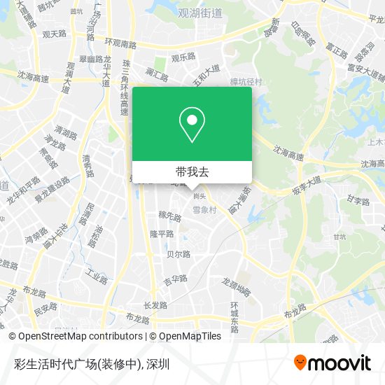 彩生活时代广场(装修中)地图