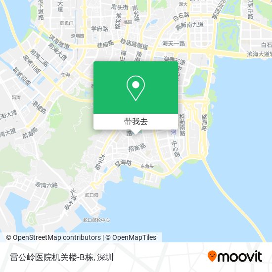 雷公岭医院机关楼-B栋地图