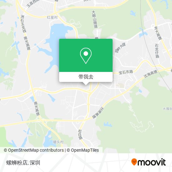 螺蛳粉店地图