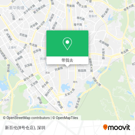 新百伦(8号仓店)地图