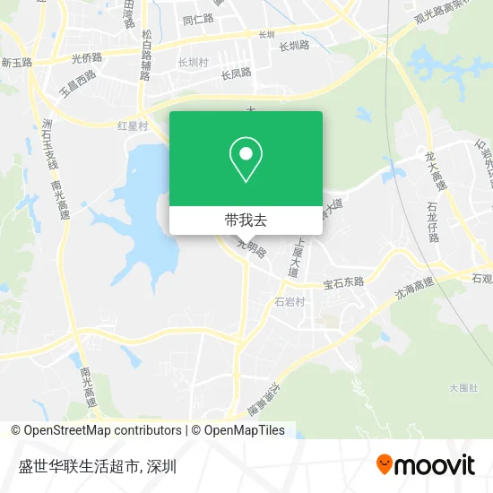 盛世华联生活超市地图