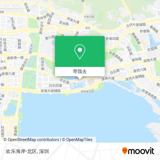 欢乐海岸-北区地图