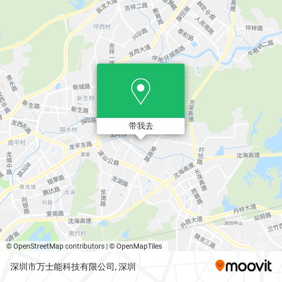 深圳市万士能科技有限公司地图