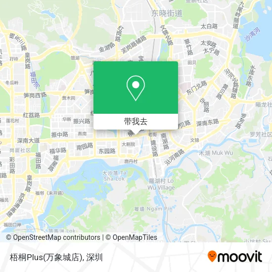 梧桐Plus(万象城店)地图
