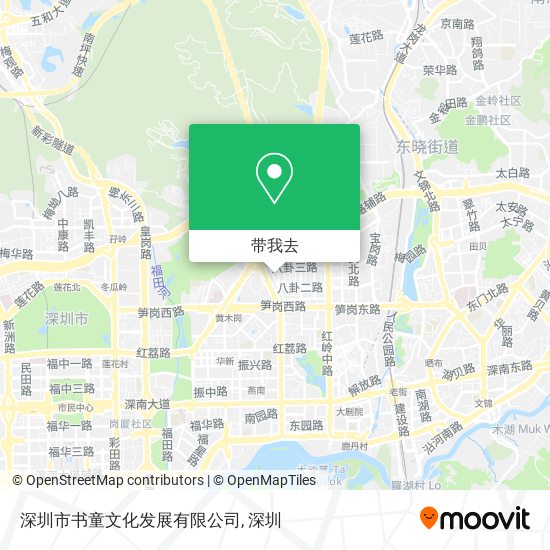 深圳市书童文化发展有限公司地图