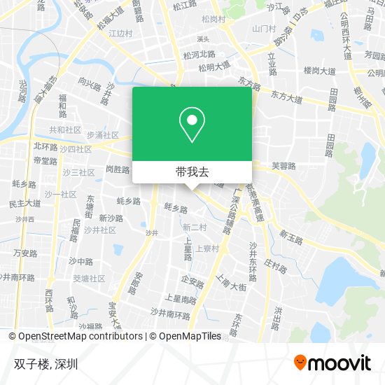 双子楼地图