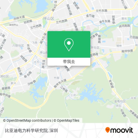 比亚迪电力科学研究院地图