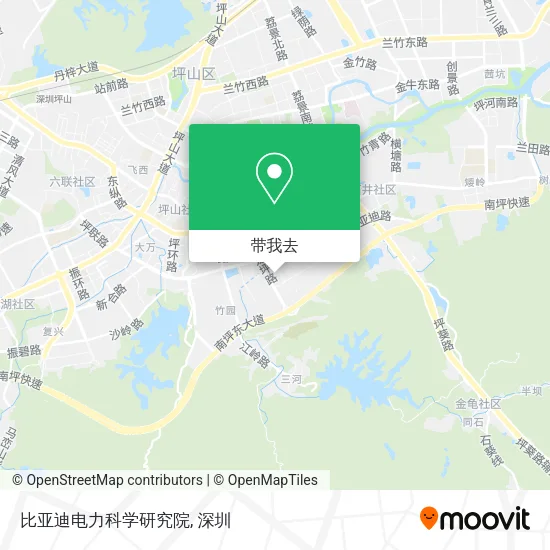 比亚迪电力科学研究院地图