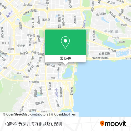 柏斯琴行(深圳湾万象城店)地图