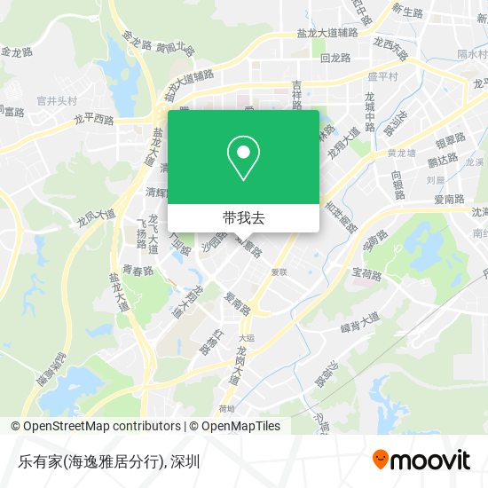 乐有家(海逸雅居分行)地图