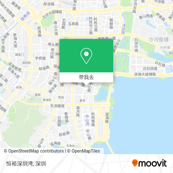 恒裕深圳湾地图