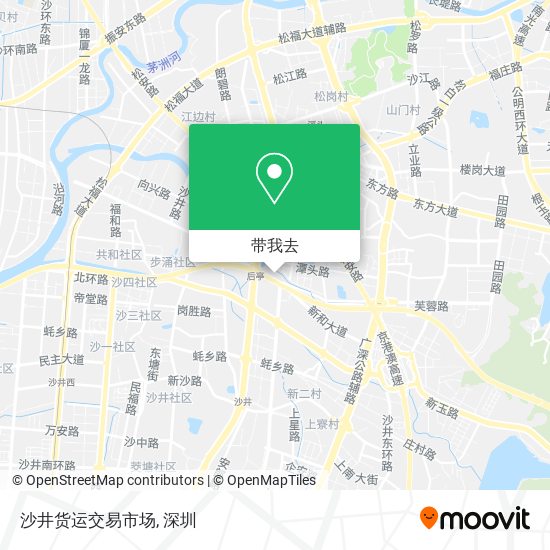 沙井货运交易市场地图