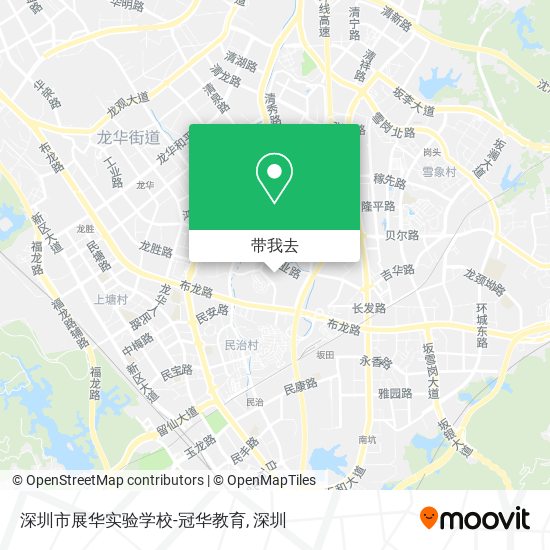 深圳市展华实验学校-冠华教育地图