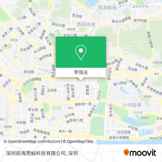 深圳前海黑鲸科技有限公司地图