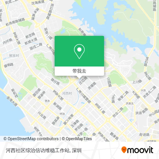 河西社区综治信访维稳工作站地图