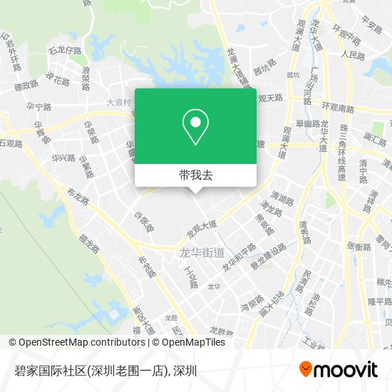 碧家国际社区(深圳老围一店)地图