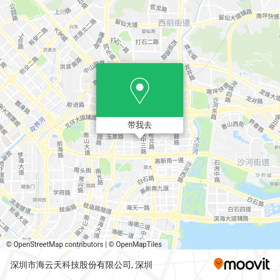 深圳市海云天科技股份有限公司地图